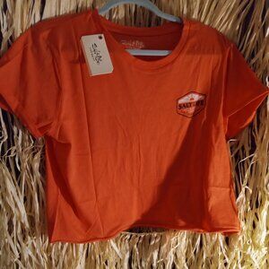NWT Salt Life crop short sleeve T shirt